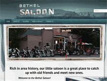 Tablet Screenshot of bethel-saloon.com